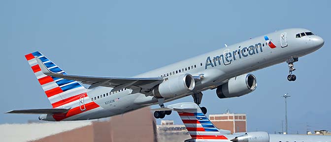 American Boeing 757-23N N204UW, Phoenix Sky Harbor, October 10, 2017